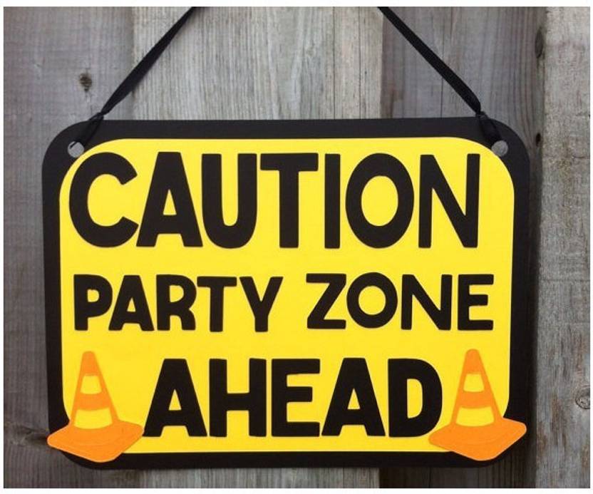Theme My Party Construction Welcome Banner For Birthday Party