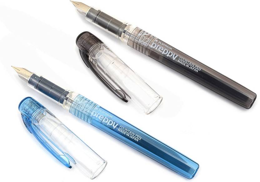 Platinum Preppy 02 Extra Fine Nib Black Blue Fountain Pen Buy