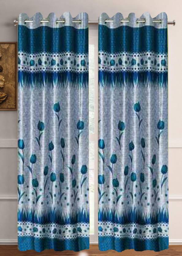 Flipkart Smartbuy 274 Cm 9 Ft Polyester Long Door Curtain Pack