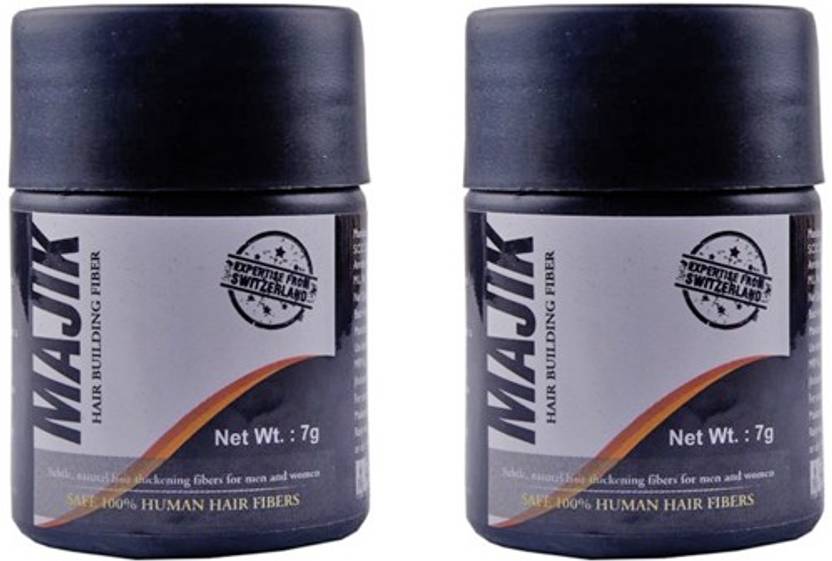 Majik Hair Fiber Hair Loss Concelor Fiber For Men And Boys Set