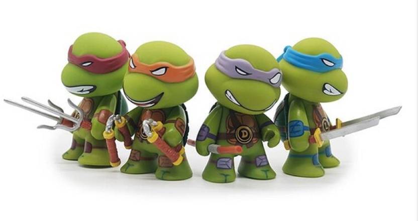 Imodish Tmnt Ninja Turtle 4 Pcs Toy Set Raphael Leonardo