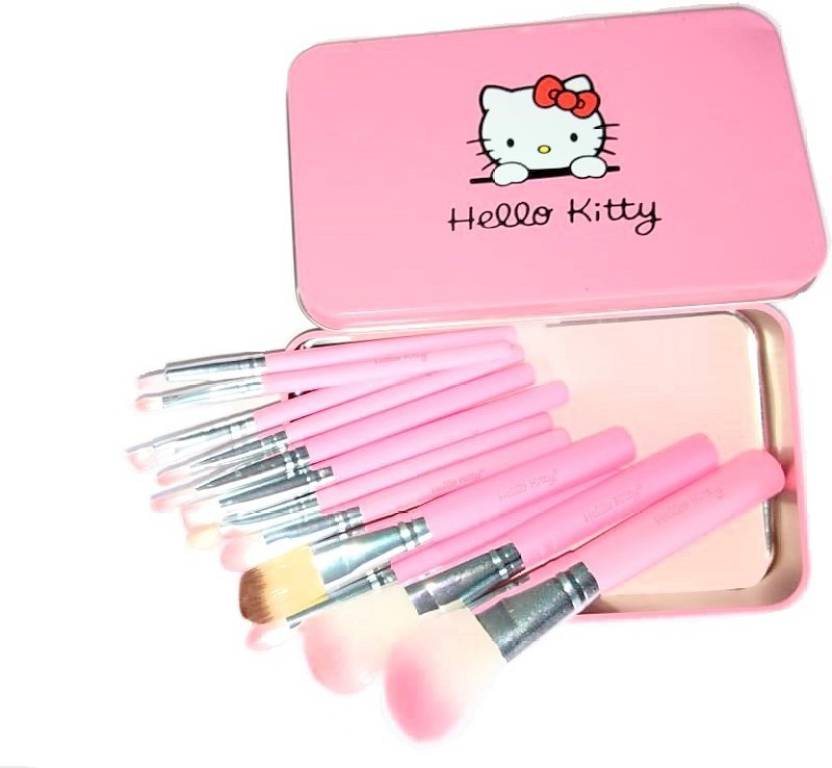 Hello Kitty makeup brush set of 12 - Price in India, Buy Hello Kitty ...