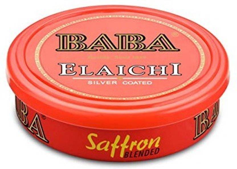 BABA ELAICHI SILVER COATED TIN MINTS, SAFFRON Mouth Freshener Price in India Buy BABA ELAICHI