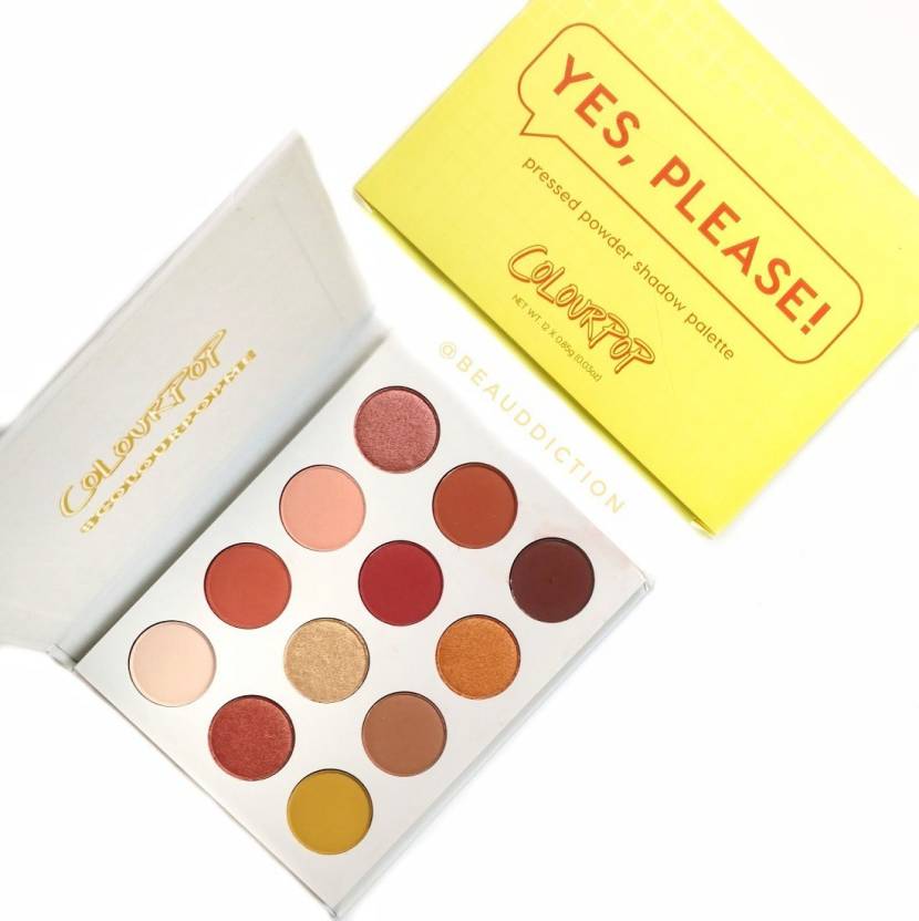 Colourpop Yes Please Pressed Powder Shadow Palette 3 G