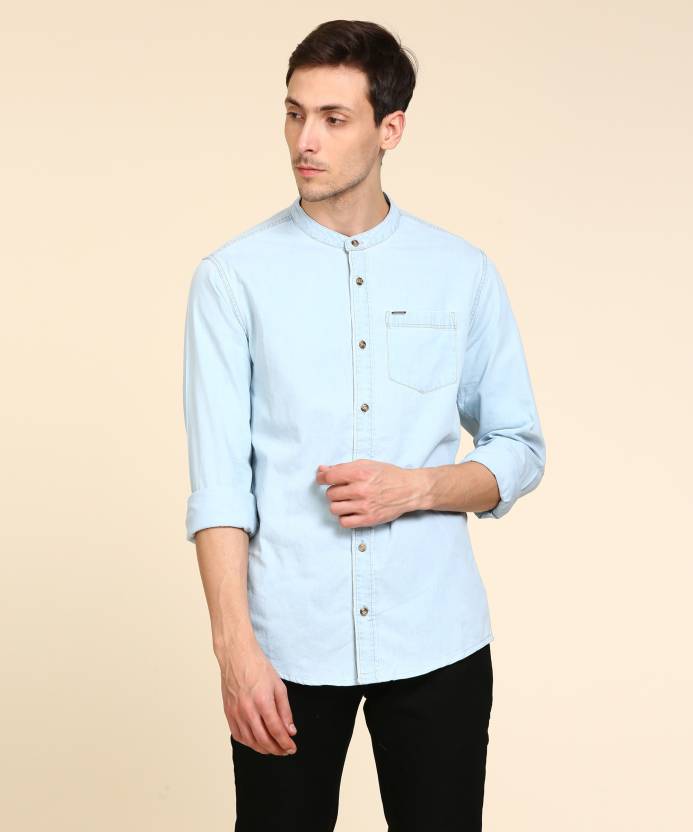 Pepe Jeans Men Solid Casual Light Blue Shirt - Buy NAVY BLUE Pepe Jeans Men  Solid Casual Light Blue Shirt Online at Best Prices in India | Flipkart.com