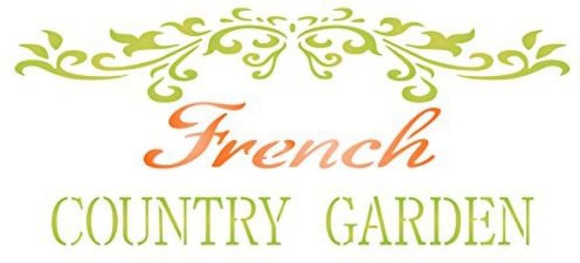 Generic French Country Stencil 7 X 3 Inch S Reusable Vintage