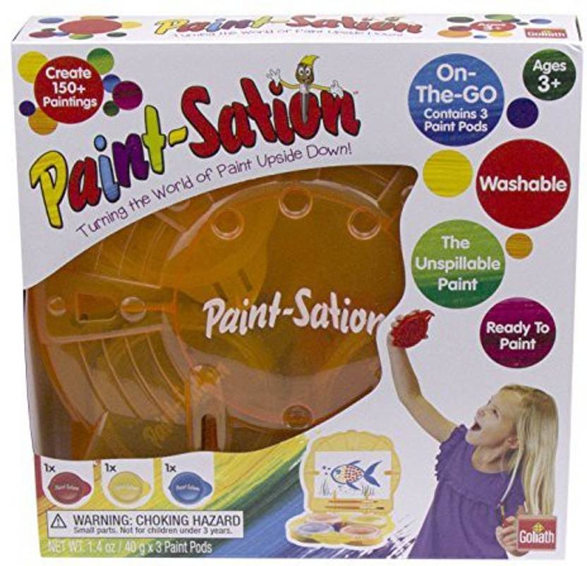 Goliath Games Goliath Paint Sation On The Go Kid S Craft 3 Piece