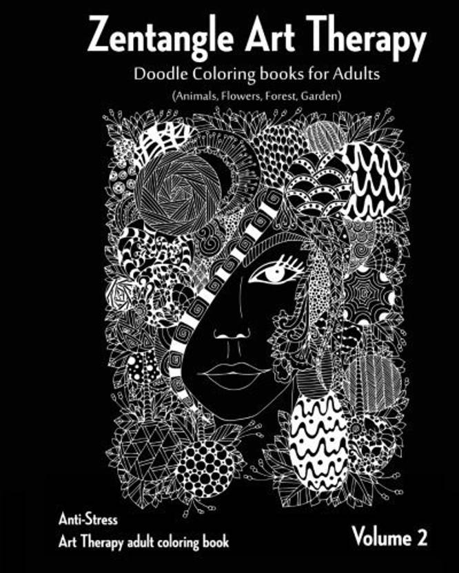 generic zentangle art therapy zentangle doodle coloring books for