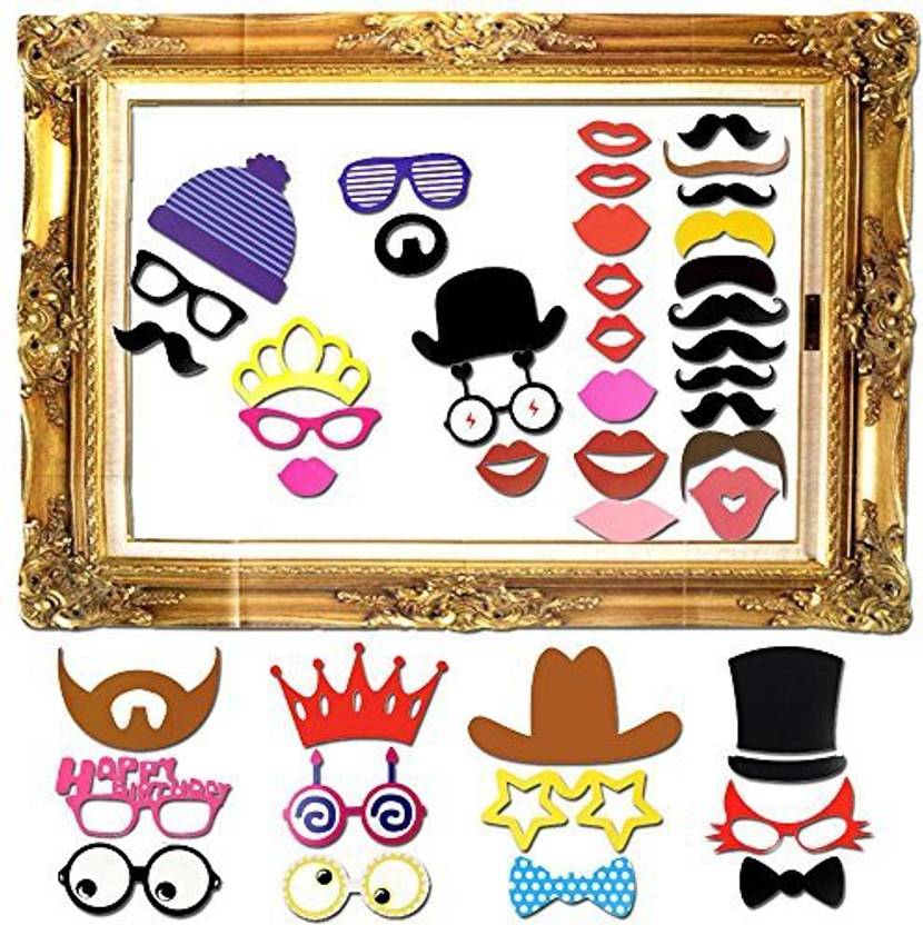 Dapatkan Gambar Goodlucky365 60 Pcs Photo Booth Props Frame Diy Kit Wedding Terbaru oleh Cikimm.com