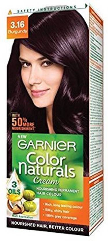 Garnier Color Naturals Cream 3 16 Burgundy 29ml 16g Hair Color