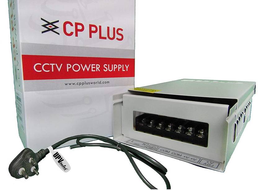 CP PLUS CCTV Metal Body Power Supply 12V 20Amp For 16Ch With UPV Power