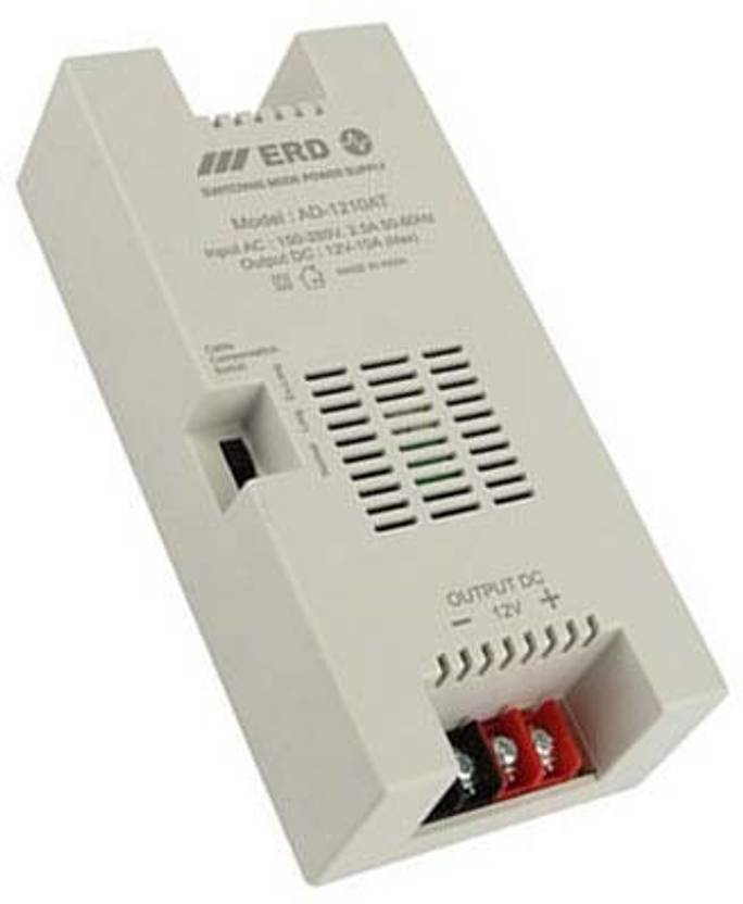 SKE ERD AD1210AT BT 12V 10 Amp CCTV Camera Power Supply With Cable