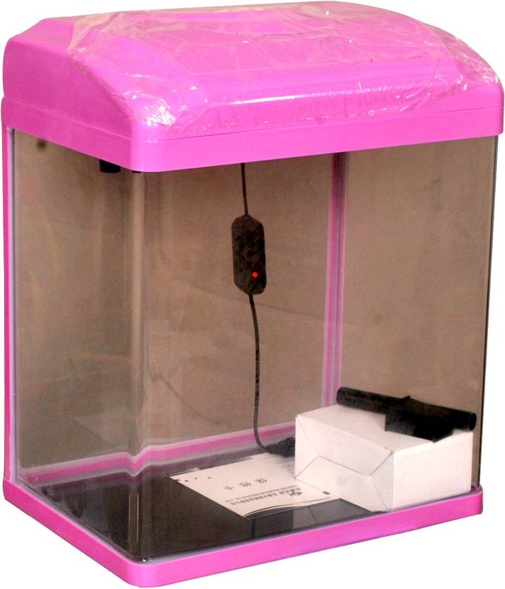 Aquapetzworld HX380 Aquarium Fish Tank(Purple)30 L Rectangle Aquarium
