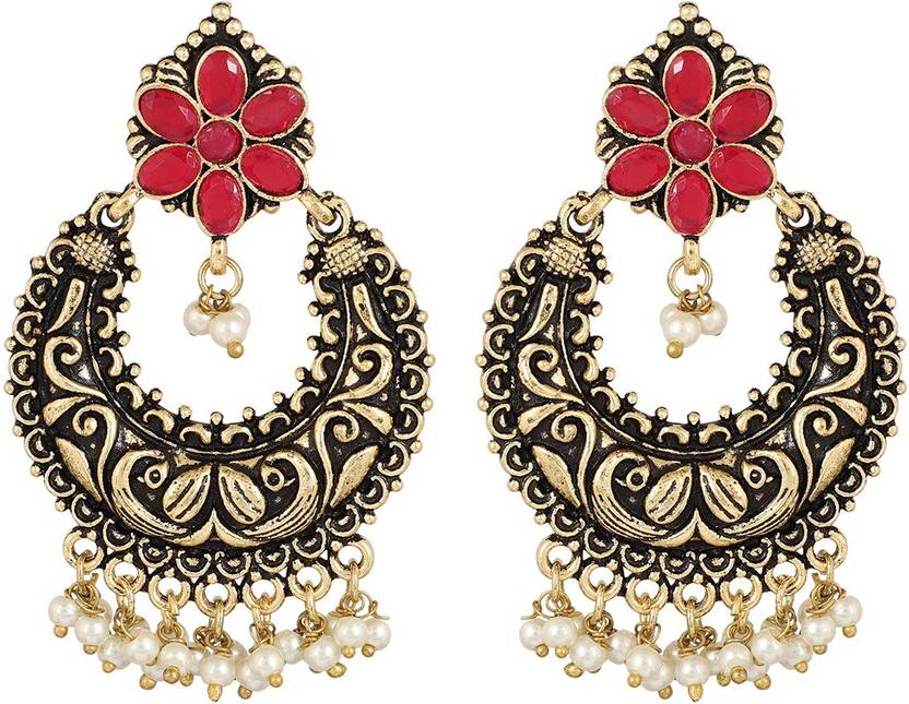 Flipkart Muchmore Fl Shape With Pearl Dropping Flipkart Muchmore Fl Shape With Pearl Dropping