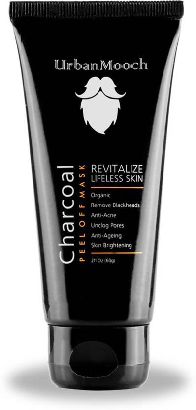 Urbanmooch Activated Charcoal Peel Off Mask For Blackheads Removal Skin Hair Removal Anti Aging Skin Brightness