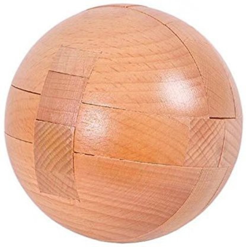 Wooden Puzzle Magic Ball Intelligence Games Brain Teasers Toy Adults Kids Toy