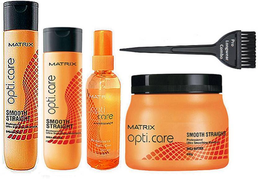 Pro Longwear Combo 0f Hair Brush Matrix Opticare Smooth Straight
