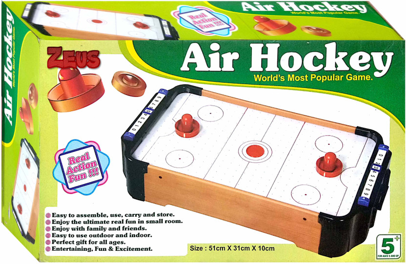 Air Hockey Mini Table Top Game Pushers Pucks Family Xmas Gift