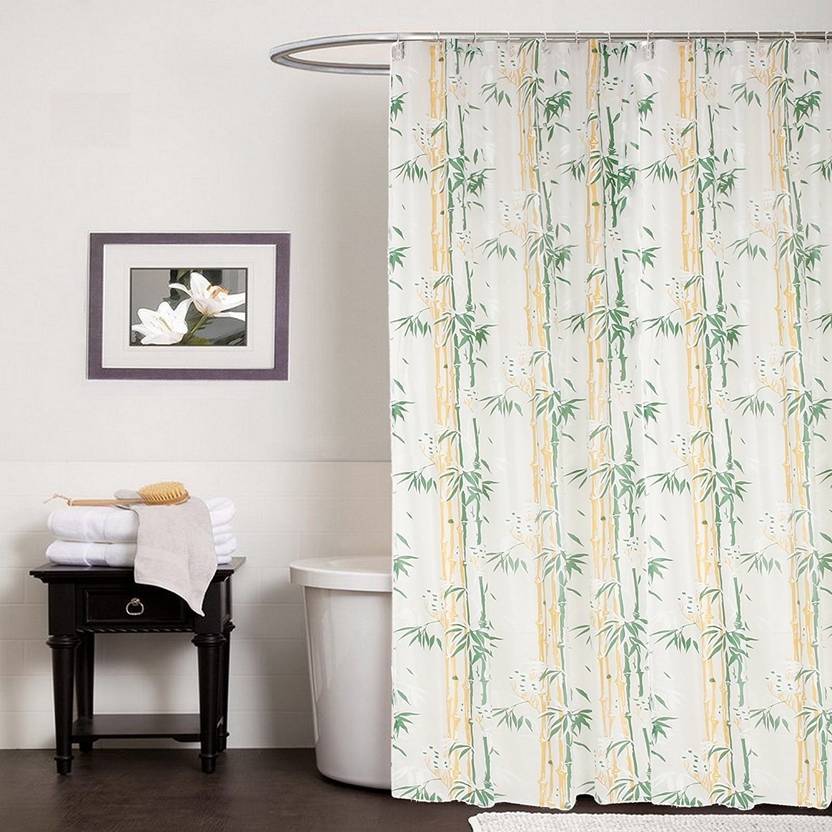 Casa Furnishing 274 Cm 9 Ft Pvc Shower Curtain Pack Of 2 Buy