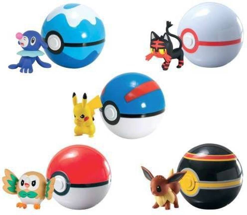 Generic TOMY Pok Mon Pokemon Clip N Carry Poke Ball Multi Pack 5 generic-tomy-pok-mon-pokemon-clip-n-carry-poke-ball-multi-pack-5