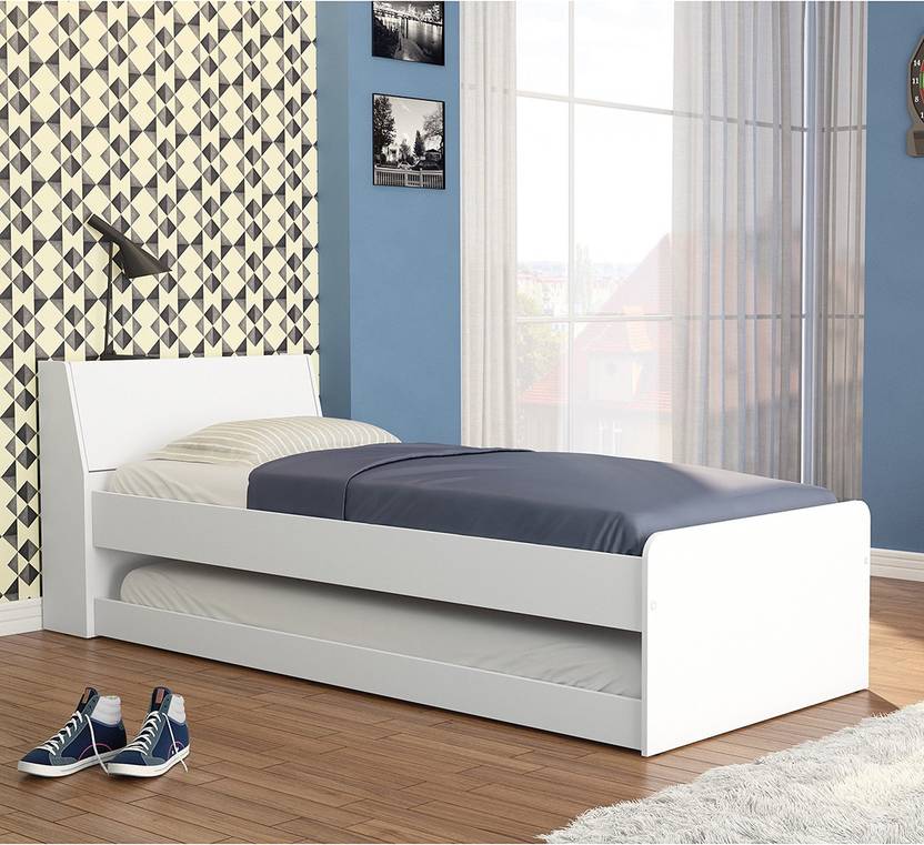 Furn Central Marco Kids Engineered Wood Single Bed In India Furn Central Marco Kids Engineered Wood Single Bed Finish Color White