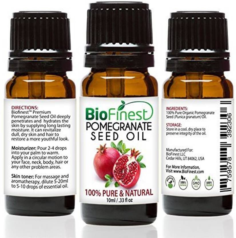 Biofinest Pomegranate Seed Organic Oil 100 Pure Cold Pressed