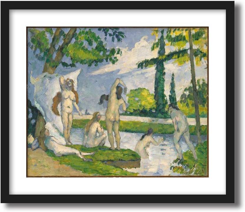 Artcentral Bathers 1874 75 Painting By Paul Cezanne