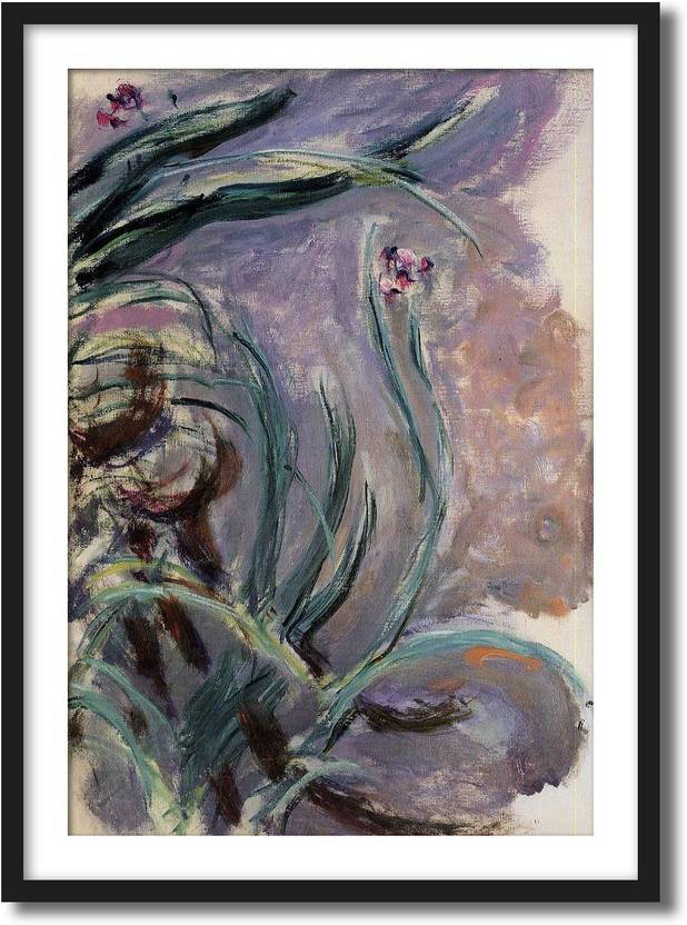 Artcentral Irises 1914 17 Painting By Claude Monet Without
