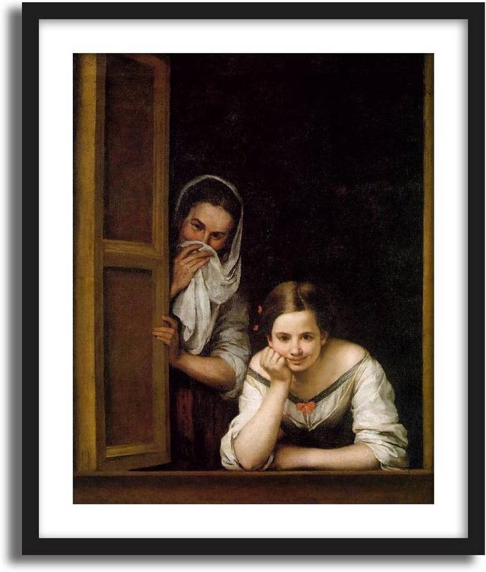 Artcentral Special Art Two Women At A Window By Bartolom