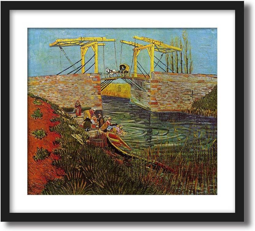 Artcentral The Langlois Bridge At Arles 1888 02 Painting By
