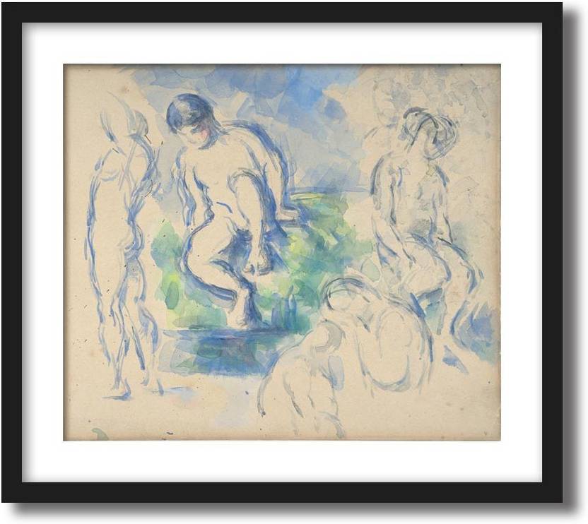 Artcentral Bathers Painting By Paul Cezanne Without Glass