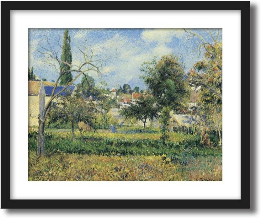 Artcentral The Garden Of Maubuisson Pontoise 1881 Painting By