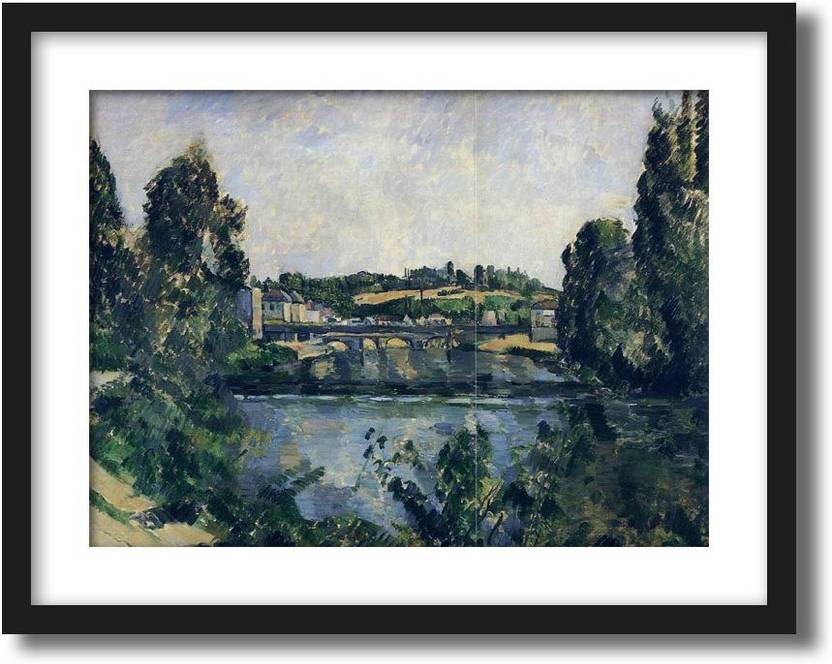 Artcentral Bridge And Waterfall At Pontoise 1881 Painting