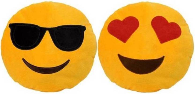Nitsha Emoji Round Decorative Pillow Decorative Cushion Buy