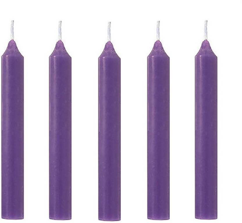 Kala Decorators High Quality Plain Purple Candle Candle Price in India