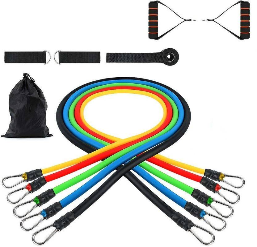 Shrih 11 Pcs Resistance Bands Set With Handles Door Anchor