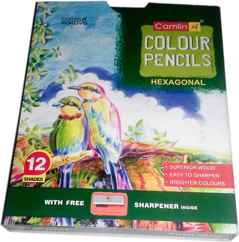 Flipkart Com Kidoz Kingdom Camlin Colour Pencils Hexagonal 12 Shades 10 Pack Set Hexagon Shaped Color Pencils