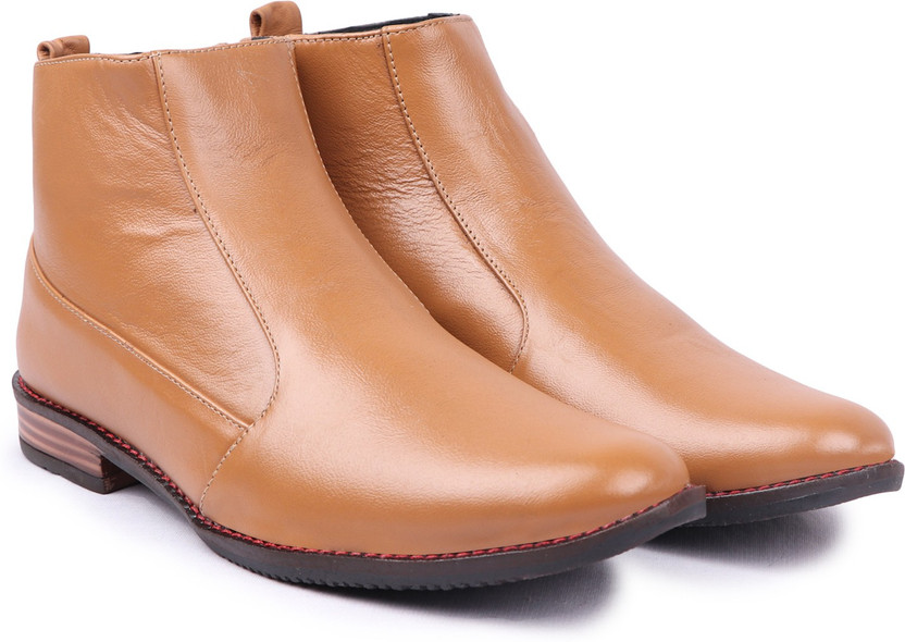 Chaser MENS LEATHER ZIP BOOT For Men 