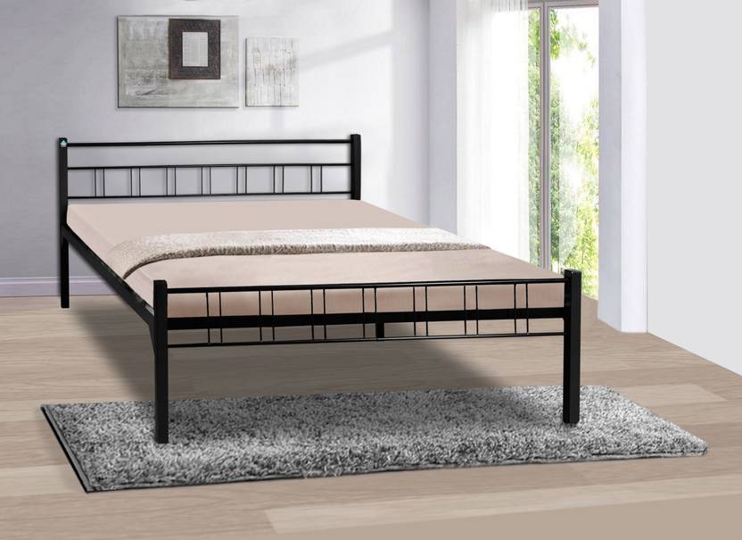 Delite Kom Sonata Black Metal Queen Bed In India Delite Kom Sonata Black Metal Queen Bed Finish Color