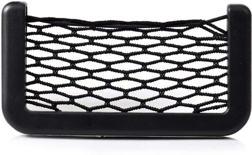 Black Car Trunk Organizer Rear Seat Storage Bag Nets Headrest Mount Universal 1x