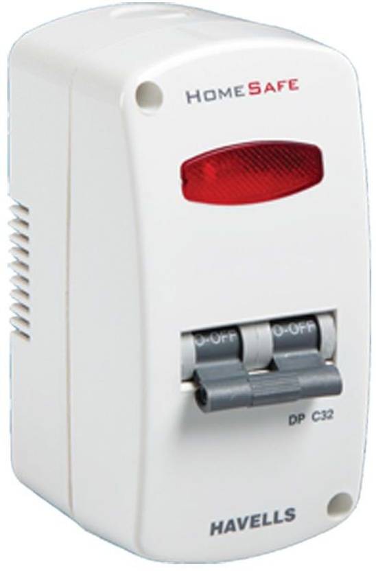 HAVELLS HomeSafe Mini MCB with enclosure HAV032DP MCB Price in India