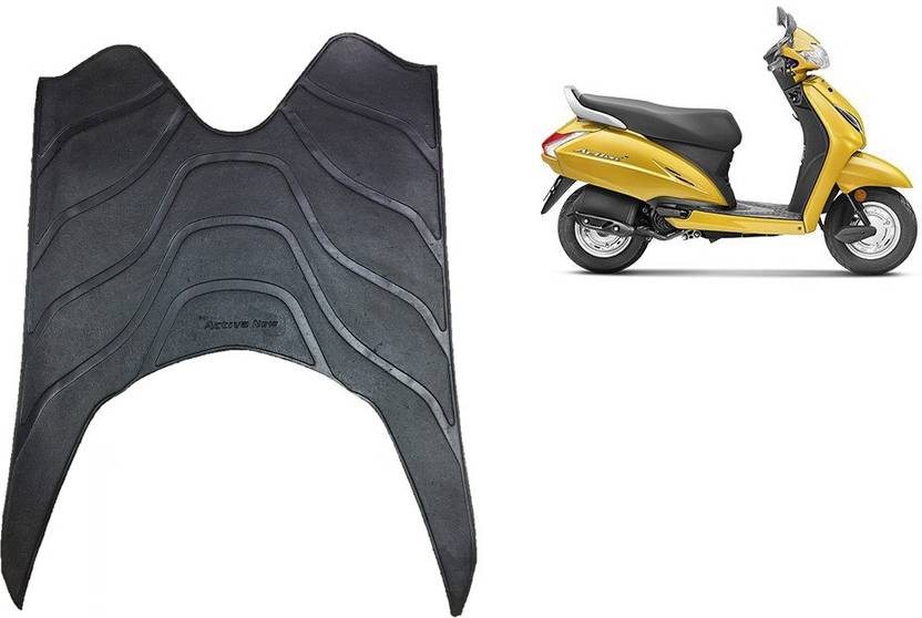 Autoxygen Scooter Foot Mat Black Floor Mat for Activa/Activa 3G/Activa