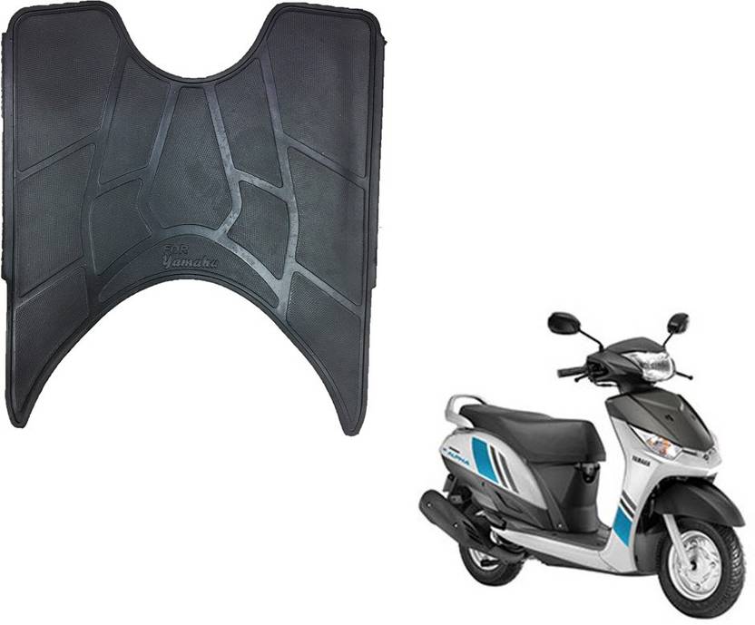 Autoxygen Scooter Foot Mat Black Floor Mat For Alpha Yamaha Alpha