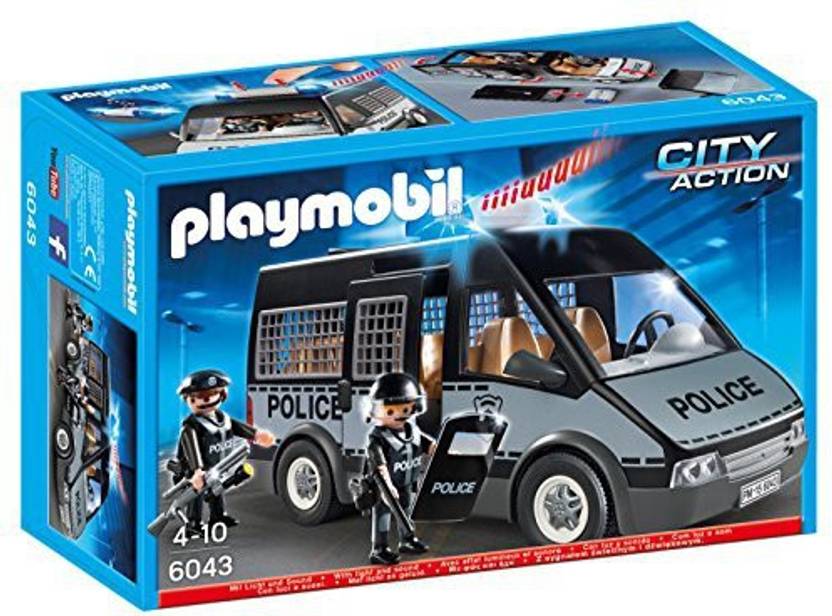 Playmobil Playmobil Police Van With Lights Sound Playmobil
