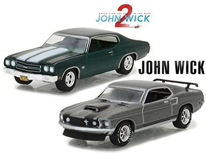 Greenlight 1969 Ford Mustang Boss 429 With 1970 Chevy