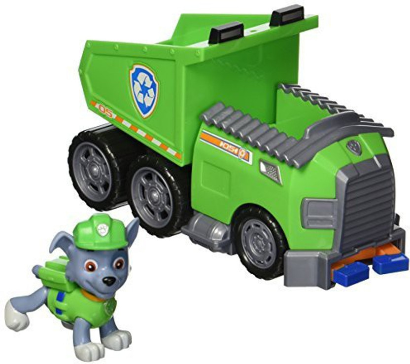 paw patrol rocky radio control recycling truck