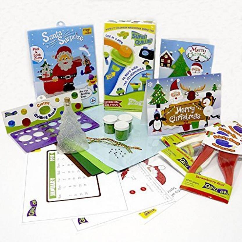 quill on christmas quilling kit for children with super quiller 750