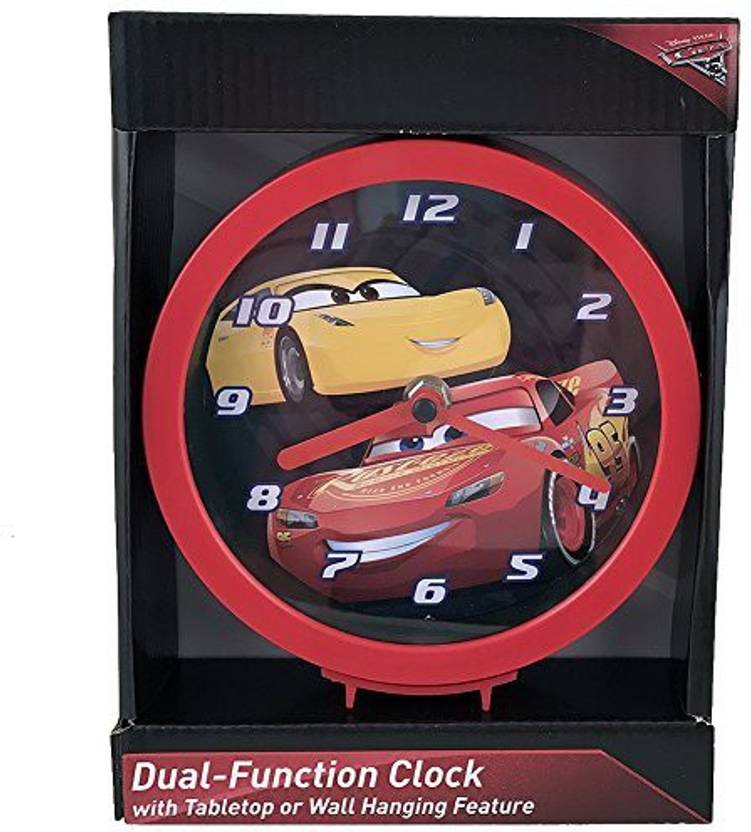Generic Disney Pixar Cars 3 Dual Function 6 Wall Or Desk Clock