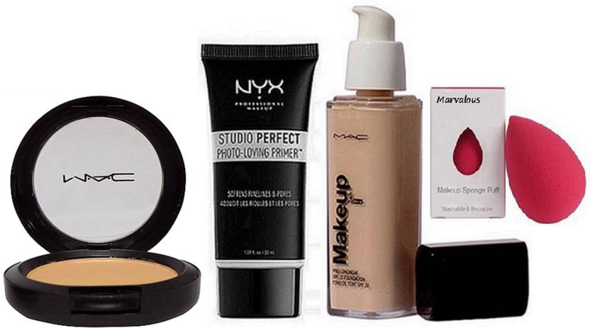 Marvalous Sponge Puff Studio Fix Powder Plus Compact Mac Pro