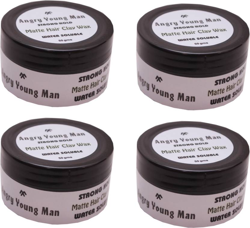 Angry Young Man Hair Wax Strong Hold 50 Gram X 4 Pack Of 4 Hair